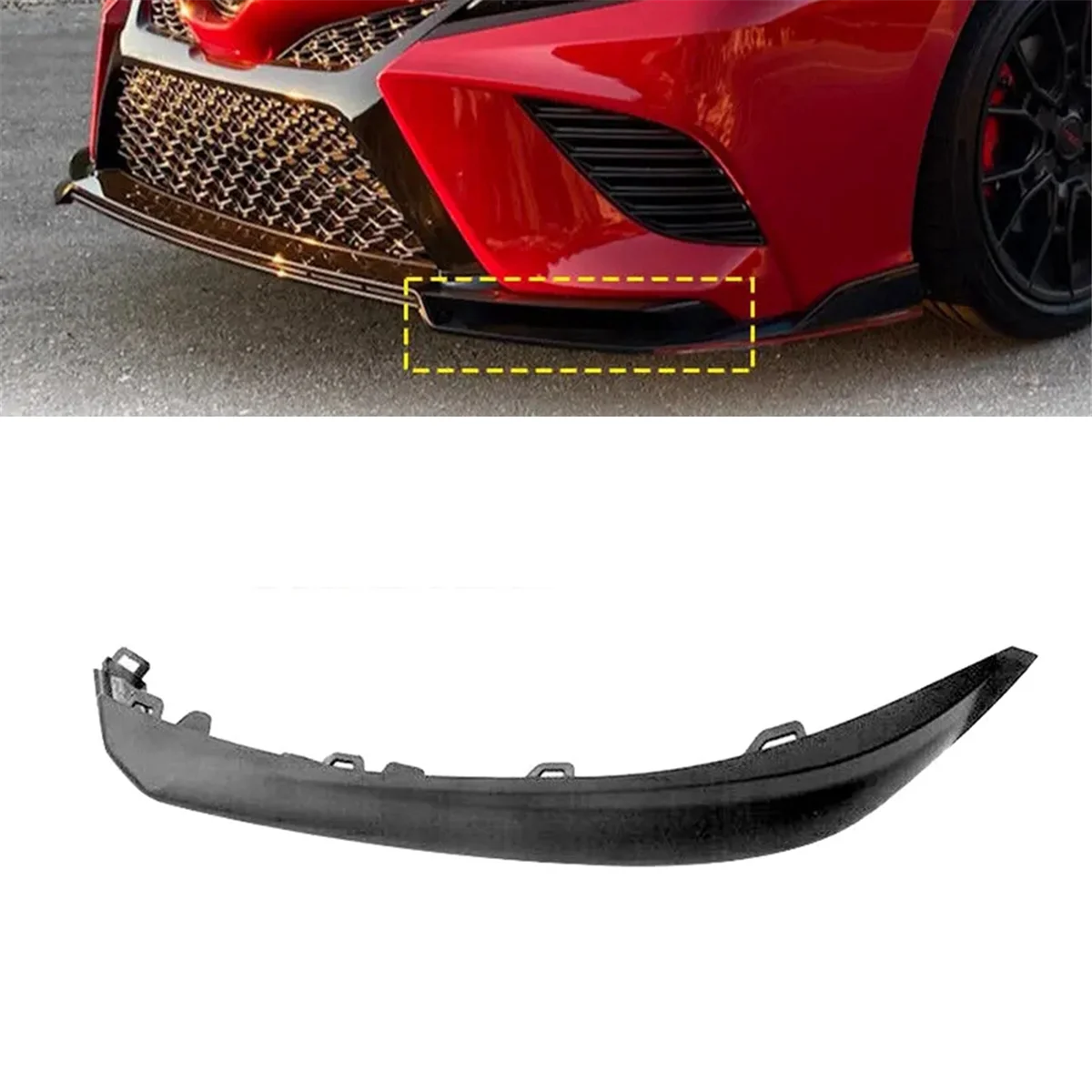 Левый передний бампер нижняя отделка полоса решетка радиатора молдинговая