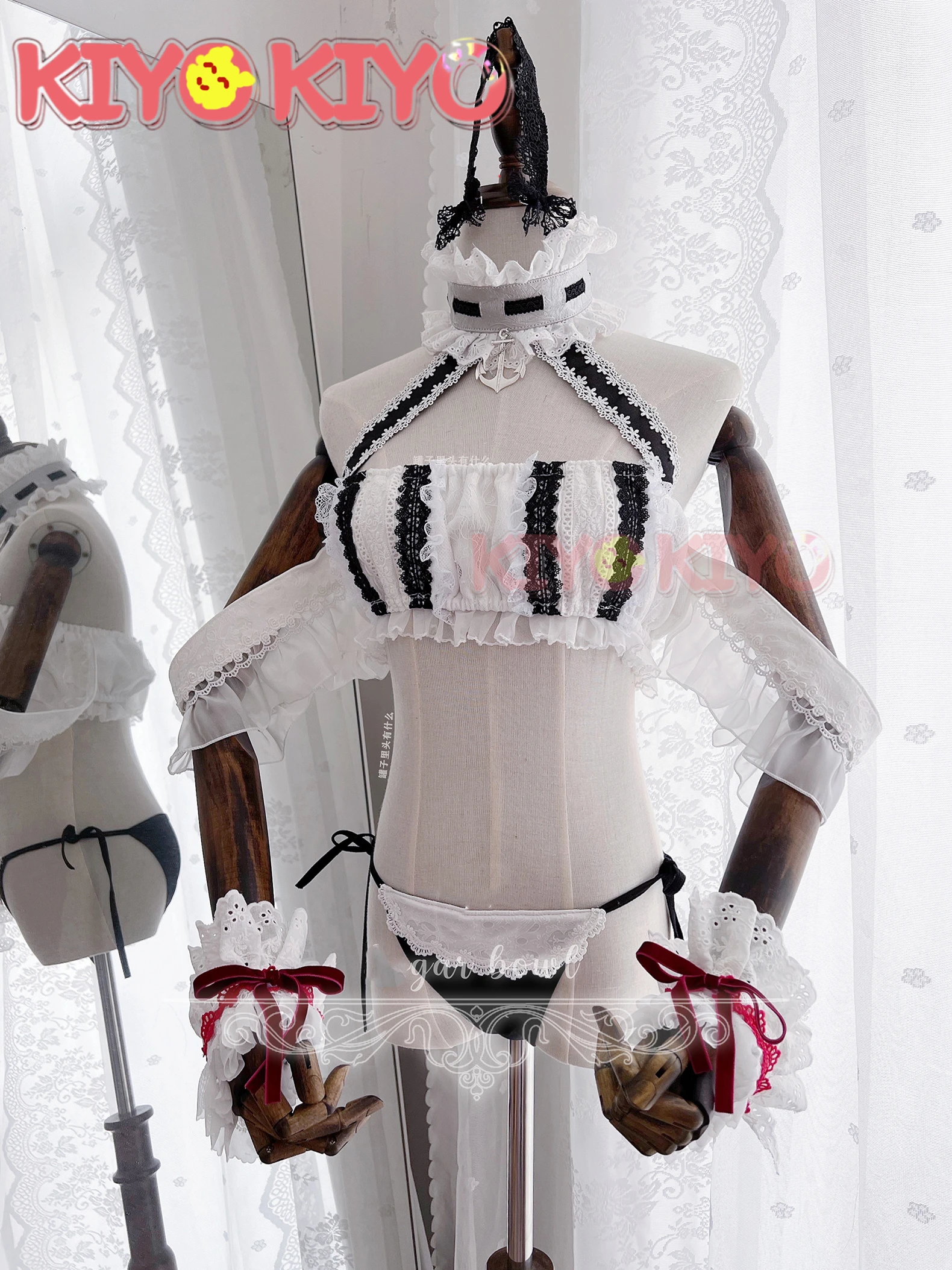 

KIYO-KIYO Azur Lane Cosplay Fan art Sirius Sexy Maid Cosplay Costume sexy lingeries Custom size/made Anime sexy swimsuit
