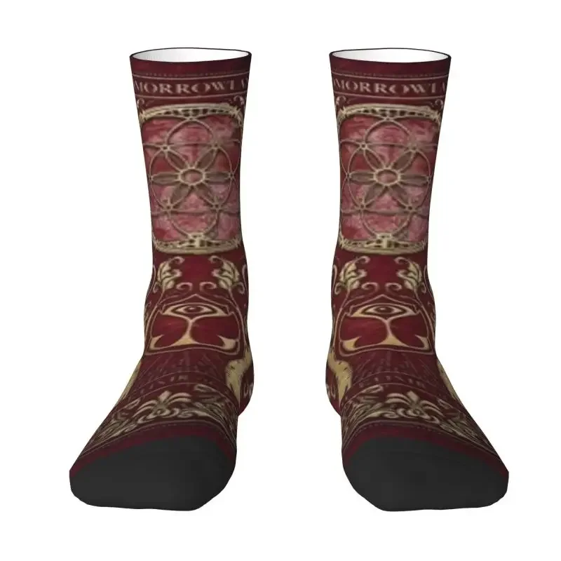 

Tomorrowland Men's Crew Socks Unisex Novelty 3D Printed Belgian Electronic Dance Music Festival Dress Socks