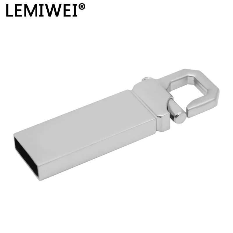 Stainless Pen Drive 64GB Metal Usb Flash With Hook Mini U Disk 4GB 8GB 16GB 32GB Thumb Pendrive Memory Stick | Компьютеры и офис