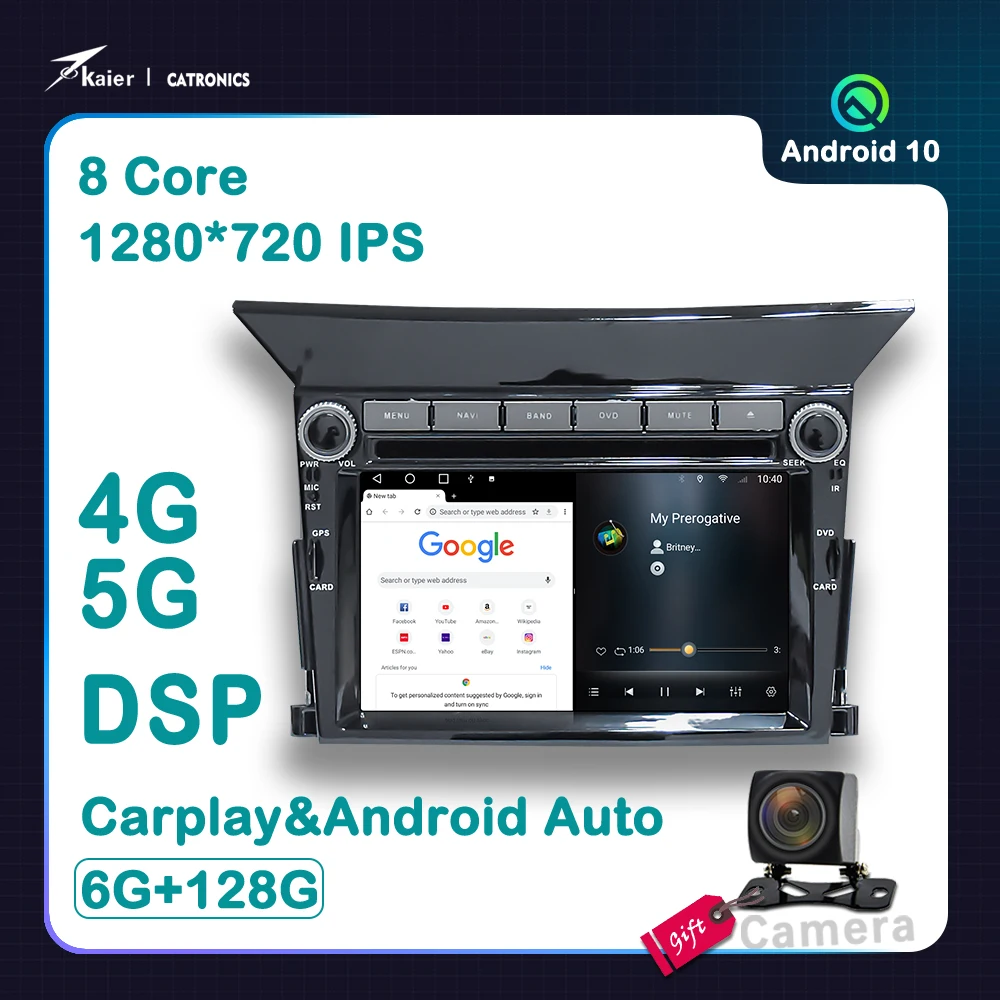 

Стерео для Honda Pilot Android Радио Экран Двойной Din DVD Мультимедиа Estero pantalla Головный блок 2009 2010 2011 Комплект Carplay Dash