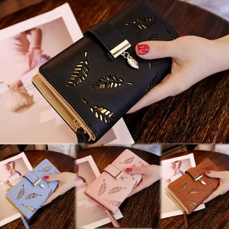 

SURSOUL Women Clutch Leather Wallet Long Card Holder Phone Bag Case Purse lady Handbags