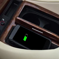 car wireless charger storage box for toyota alphard 2018 2020 fast charge organizer phone holder for huawei p30 qi charging case