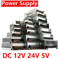 led power supply adapter lighting transformer ac 220v to dc 5v 12v 24v switching power supply 5a 10a 20a for led strip cctv
