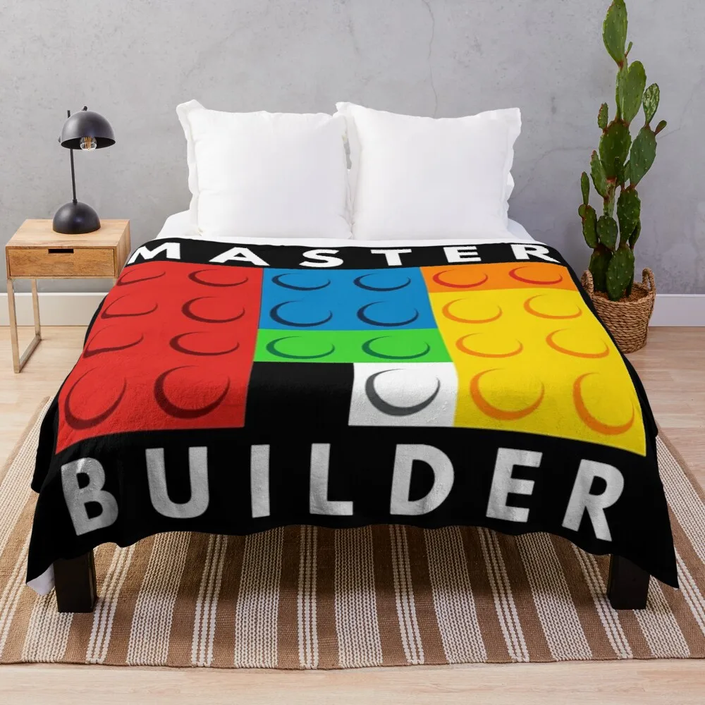 

Master Builder Throw Blanket soft plush plaid