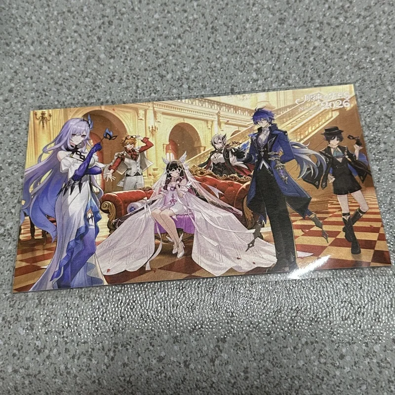 Официальный набор украшений Mihoyo Genshin Impact Scaramouche Wanderer Esplendent Feast, акриловая подставка, коллекция фотокарточек Polaroid (art.: 3920dbfc2943d) - 3920dbfc2943d