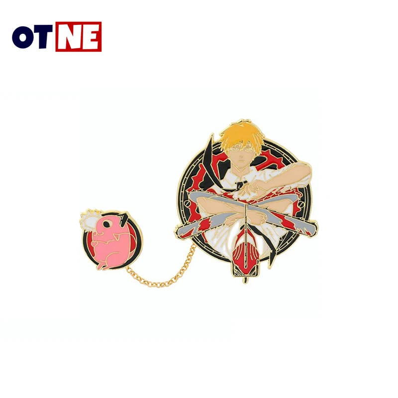 

Chainsaw Man Pochita Japanische Anime Manga Broche Badge Anime Kawaii Hard Enamel Pin Cute Anime Pins For Backpacks Friends Gift