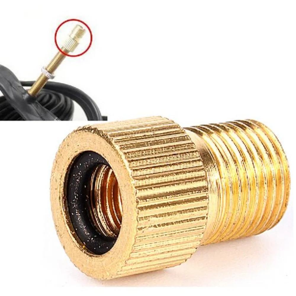 Конвертер адаптера клапана из латунного Преста/Склаверанда/Французского клапана в Шрадер/американский FV AV трубку аксессуары велосипеда.