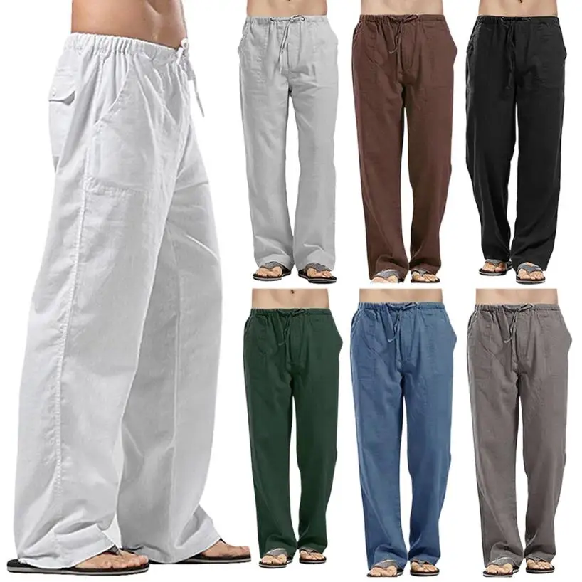 

2021 Amazon Men's Linen Pocket Pants