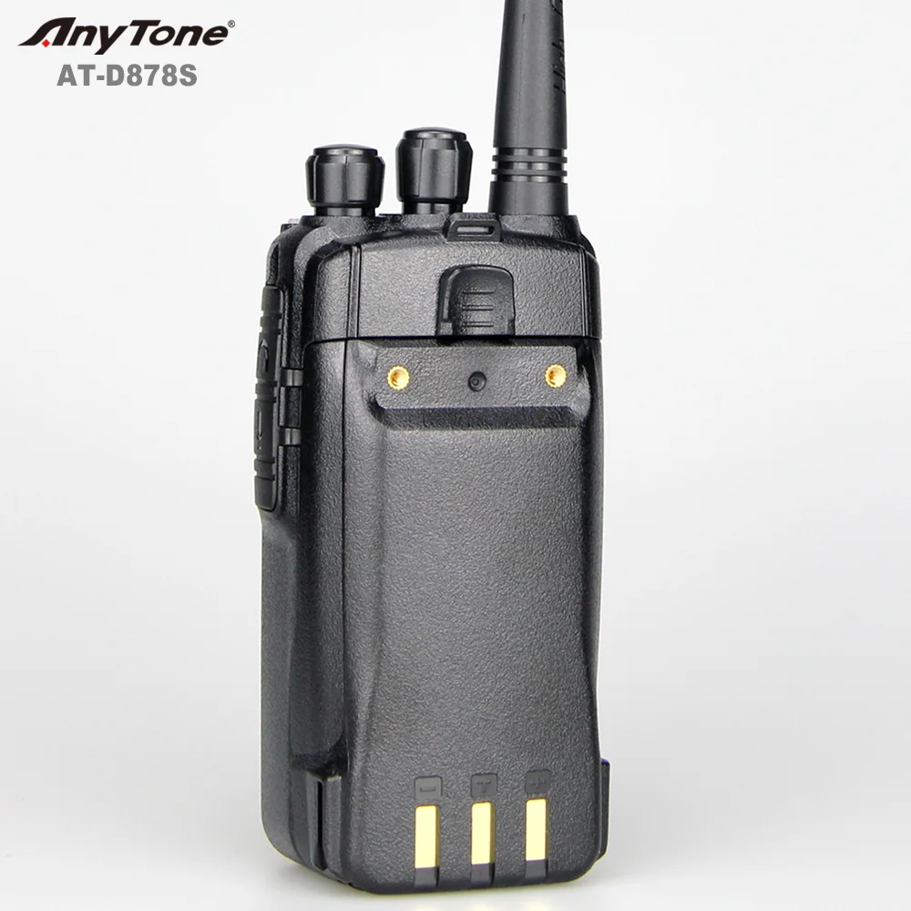 AnyTone UHF 400-480MHz Single Band Walkie Talkie AT-D878S Digital/Analog Two-Way Walkie Talkie GPS  DMR Portable Walkie Talkie