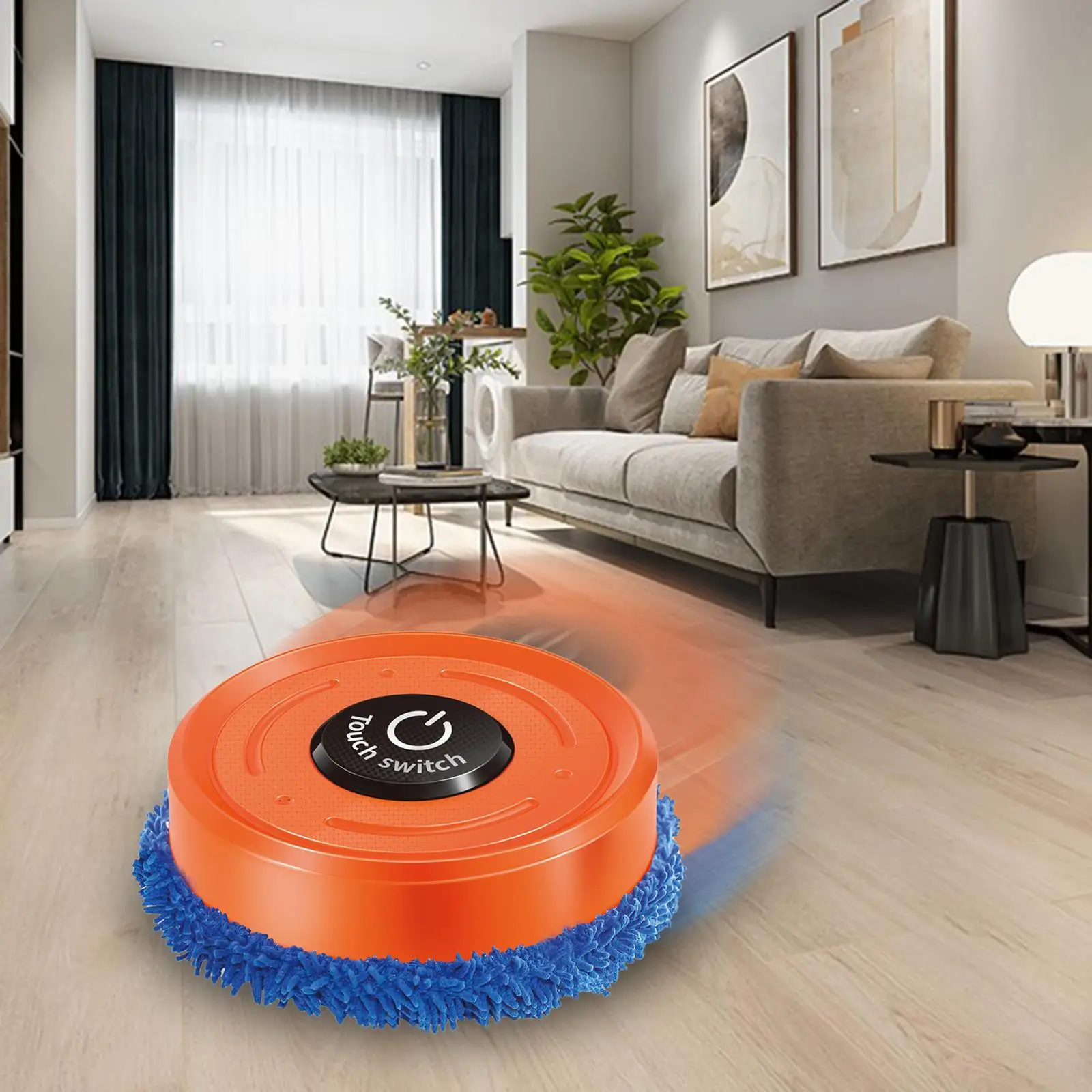 

Home Intelligent Silent Mopping Robot Lazy Wet And Dry Mopping Machine Cleaning Gadgets Kitchen