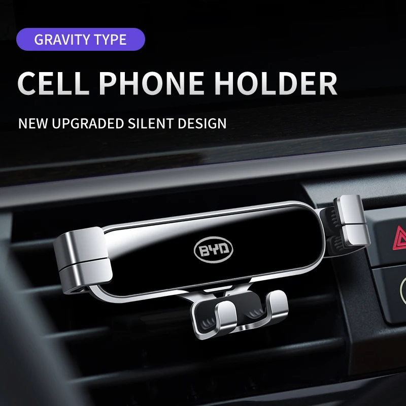 

Gravity Car Phone Holder Universal Air Vent Mount Cellphone stand For BYD M6 G3 G5 T3 F3 I3 F0 F6 S6 S8 E5 E6 G6 L3 S7 Tang Song