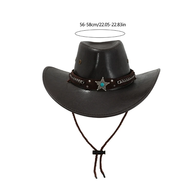 Западные ковбойские шляпы с широкими полями шляпа-федора подарок для бойфренда