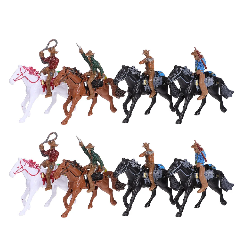S Horse Figurines Model Action Indian Toy Models Indians American Figure Playset Riding Mini Kids Rider