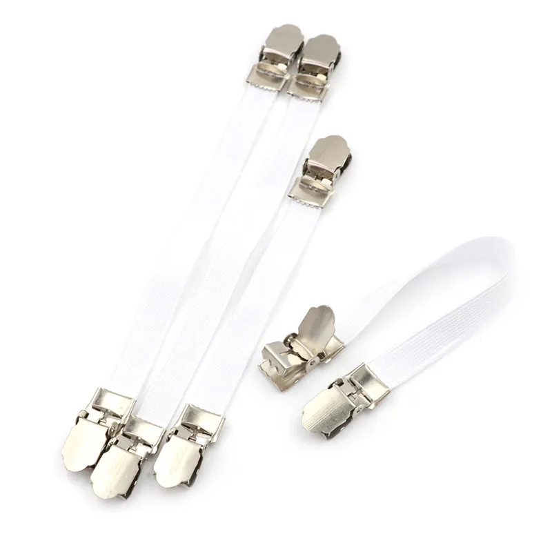 

4pcs Ironing Board Cover Clip Fasteners Tight Fit Elastic Brace Ties Straps Grip