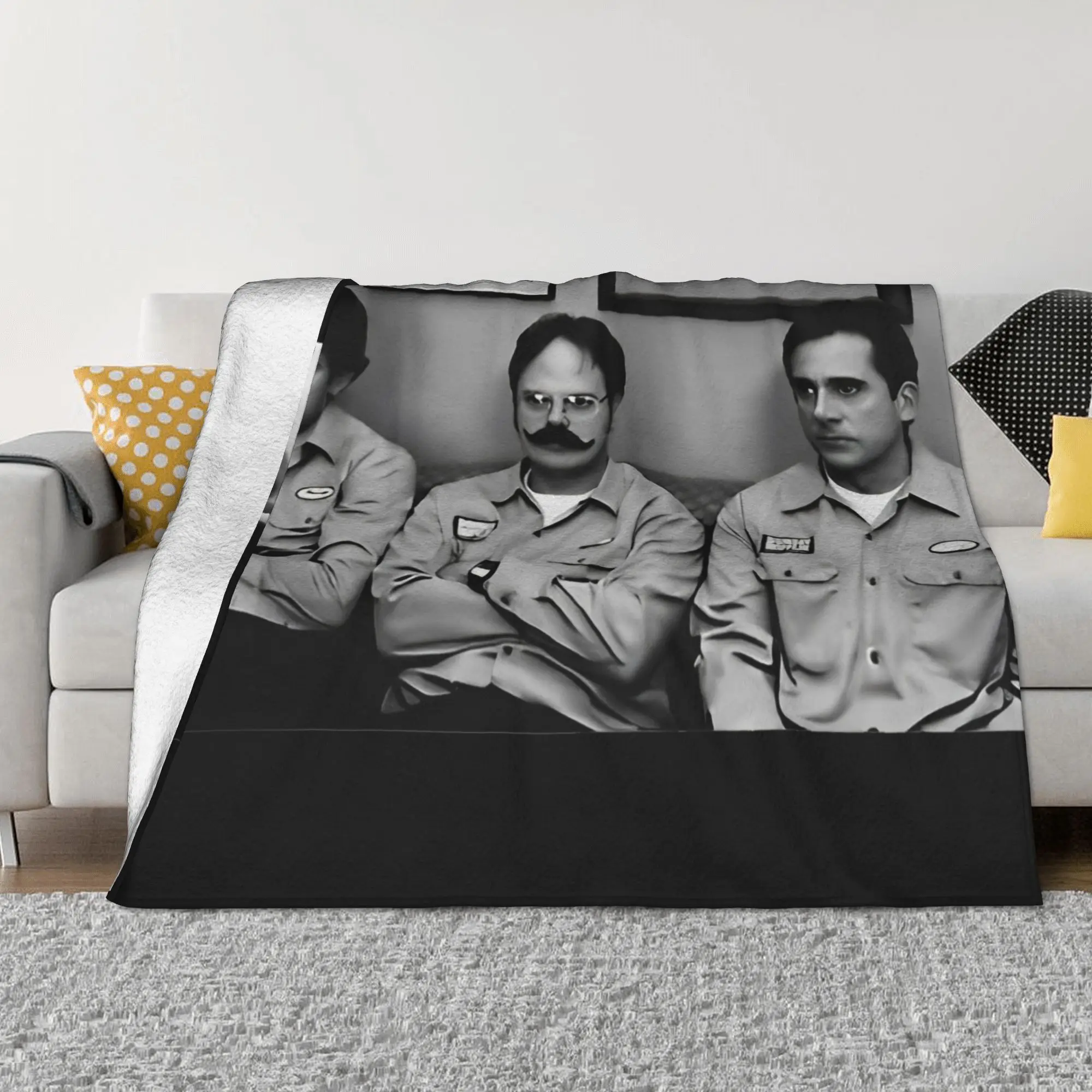 Джим Дуайт и Майкл на Утика офисные фланелевые одеяла модное одеяло для дома 200x150