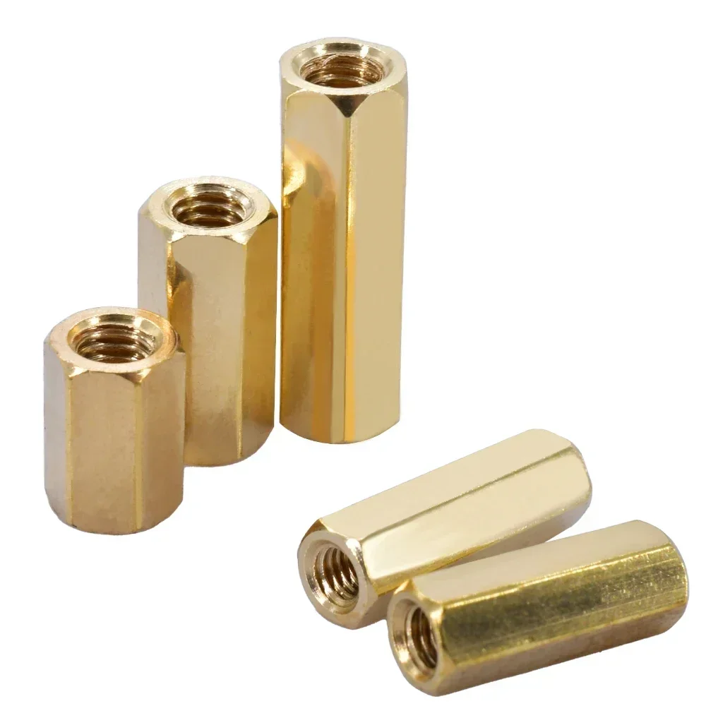 60 шт. M2 шпилька латунная шестигранная прокладка столб с шестигранной резьбой