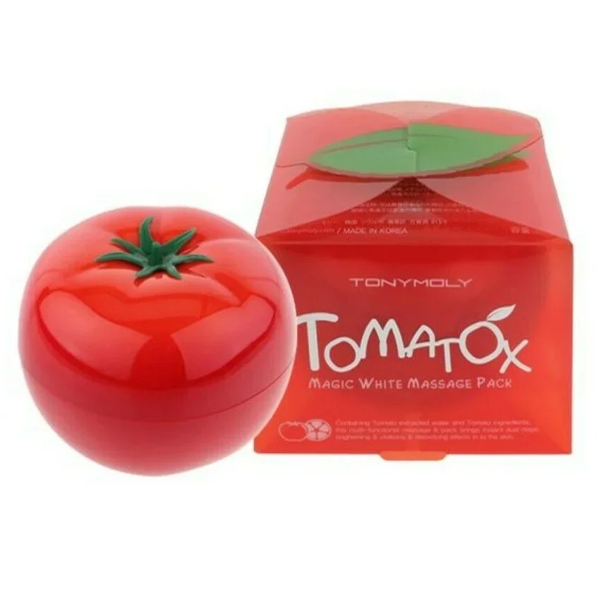 Фото TONYMOLY Tomatox Magic Massage Pack 80г – Корейская косметика для лица, ночная маска для ухода за кожей №1