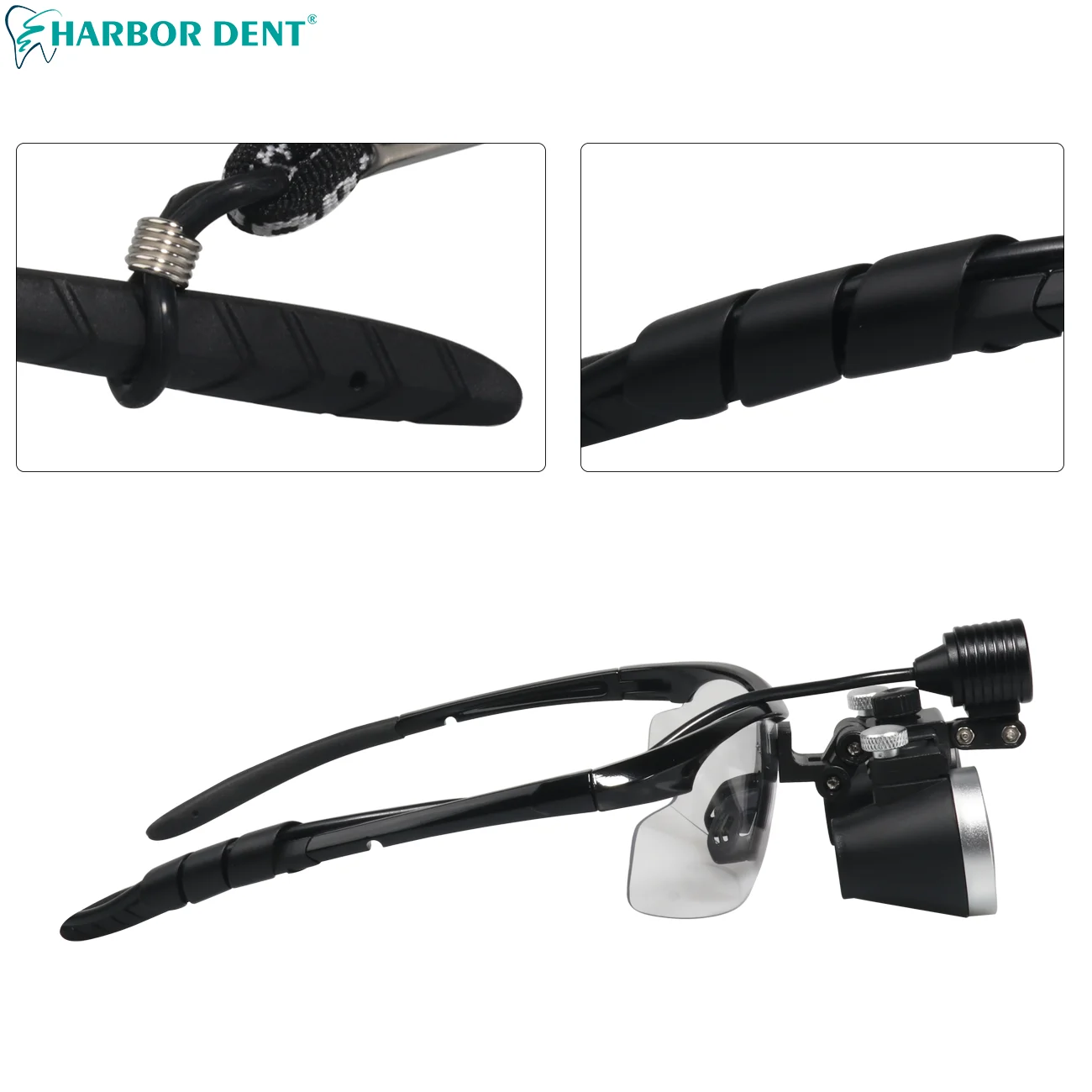 Стоматологическая бинокулярная Лупа с 3 Вт прожекторной фарой 2 5x сверхлегкие