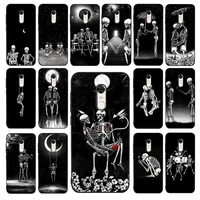 maiyaca funny skeleton phone case for redmi 5 6 7 8 9 a 5plus k20 4x 6 cover