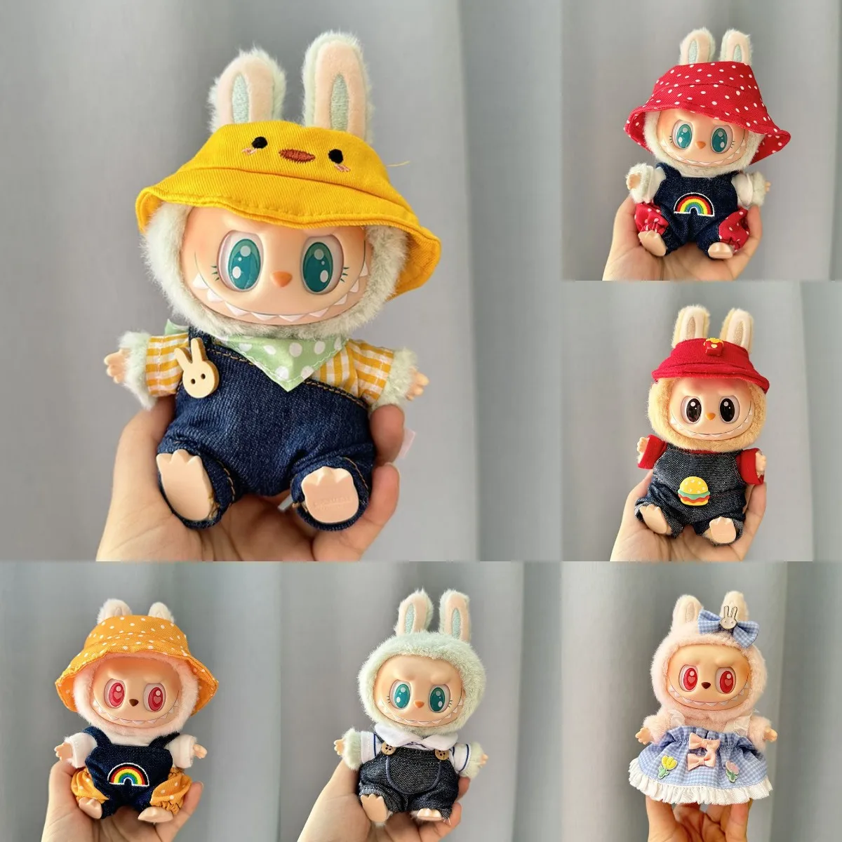 Мини-плюшевая кукла 17 см аксессуары для одежды Кореи Kpop Exo Labubu I II Idol куклы сидения