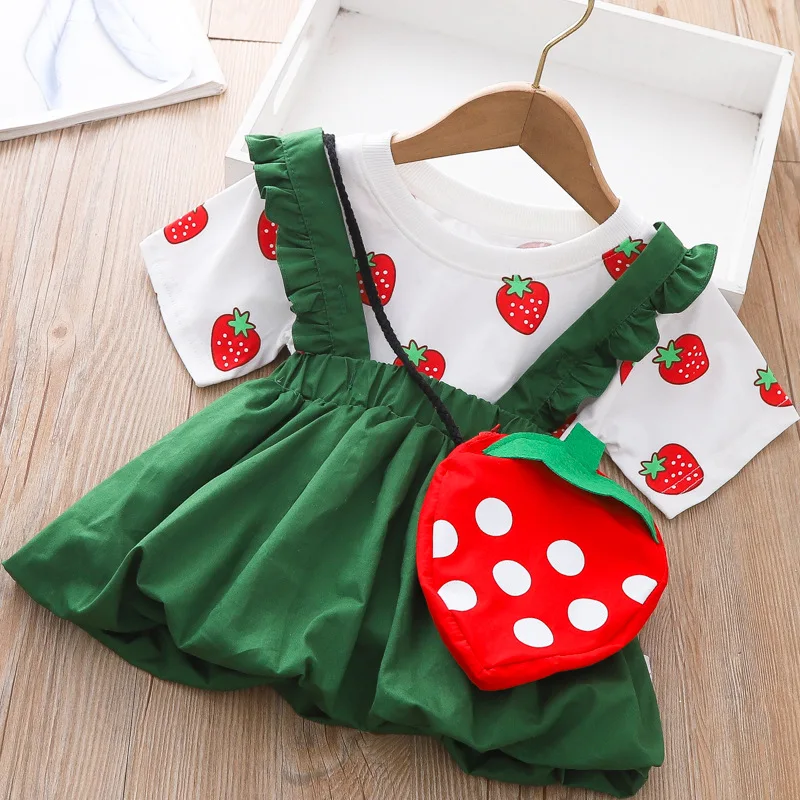 

New Born Baby Girl Summer Clothes 0 To 3 Months Free Shipping בגדי תינוקות 아기 여름옷 ملابس اطفال رضع Braces Skirt and Shirt Sets