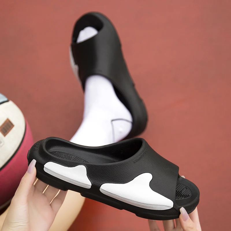 Мужские Пляжные шлепанцы COOLVFATBO повседневные сандалии на плоской подошве