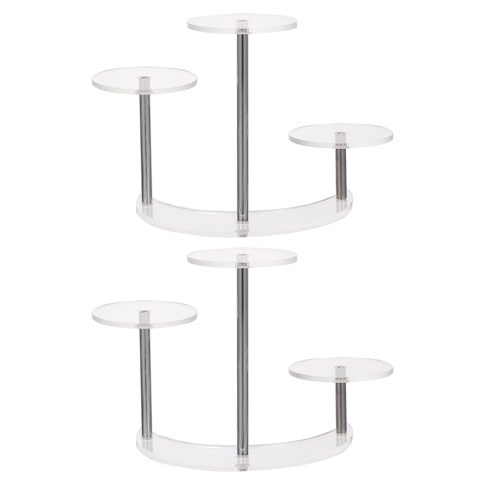 

Display Stand Jewelry Riser Shelf Acrylic Organizerselling Action Cupcake Small Tower Figures Watch Clear Figurine Risers