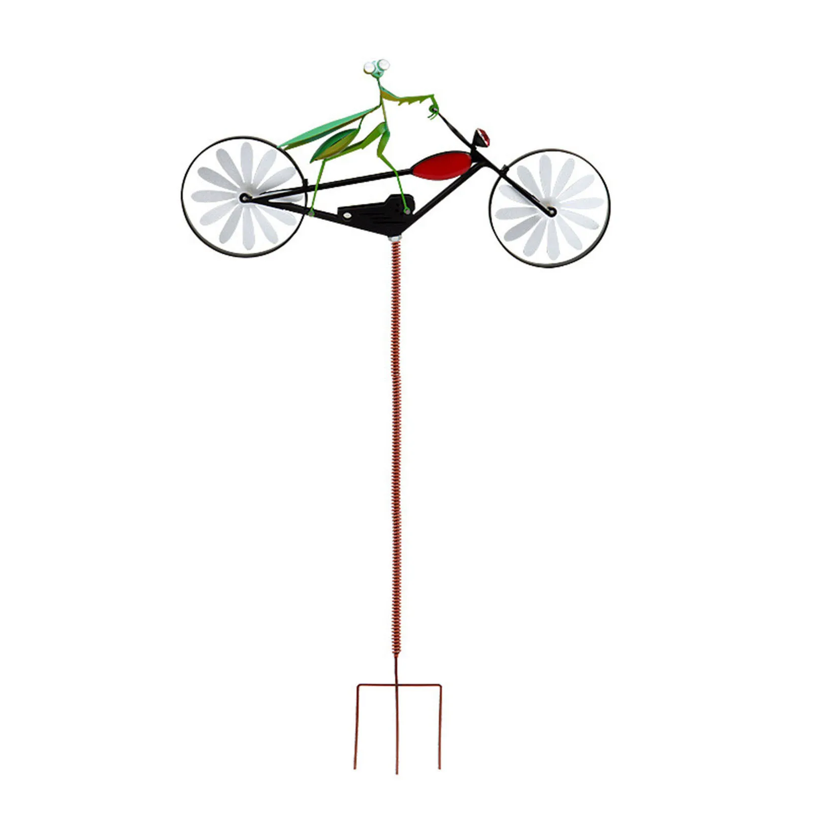 

Funny Animal Bike Wind Spinner 3D Animal Bike Spinner Outdoor Toy Unique Design Decoration Windmill For Garden Lawn And