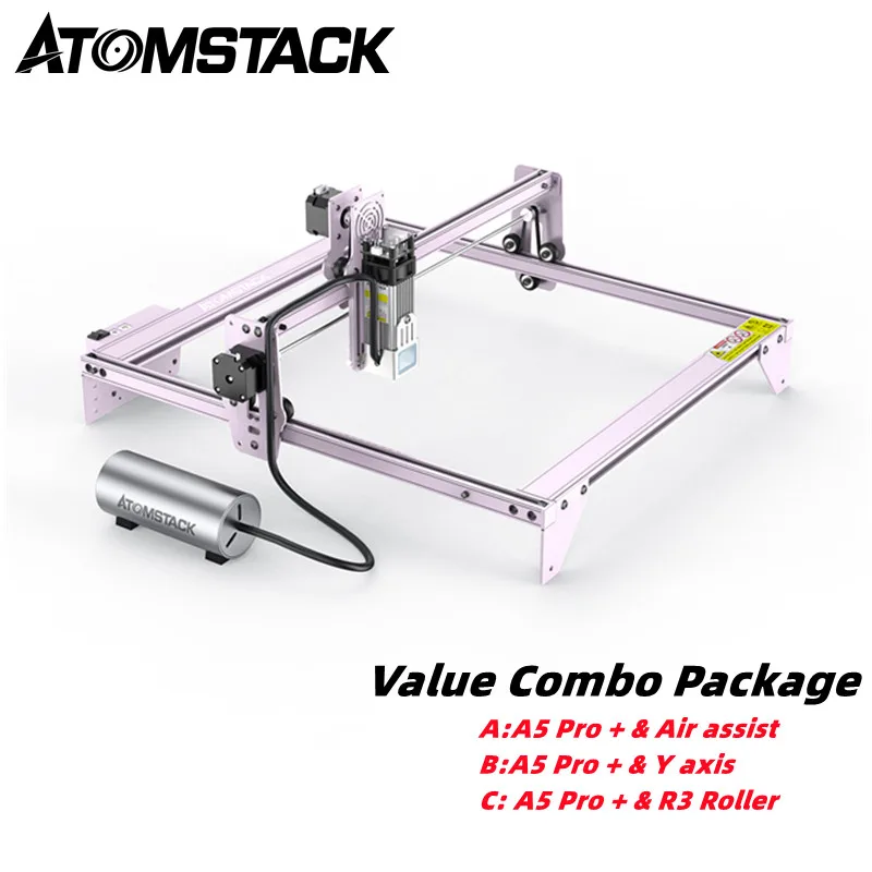 

ATOMSTACK Laser Engraving Machines A5 Pro + Plus 40W Wood Cutter CNC Router Grbl Metal Engraver Printer Marking Machine DIY