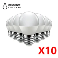 10pcs led bulb lamps g45 e27 e14 ac220v 240v light bulb real power 3w 5w 6w 7w 3w lampada living room home led bombilla