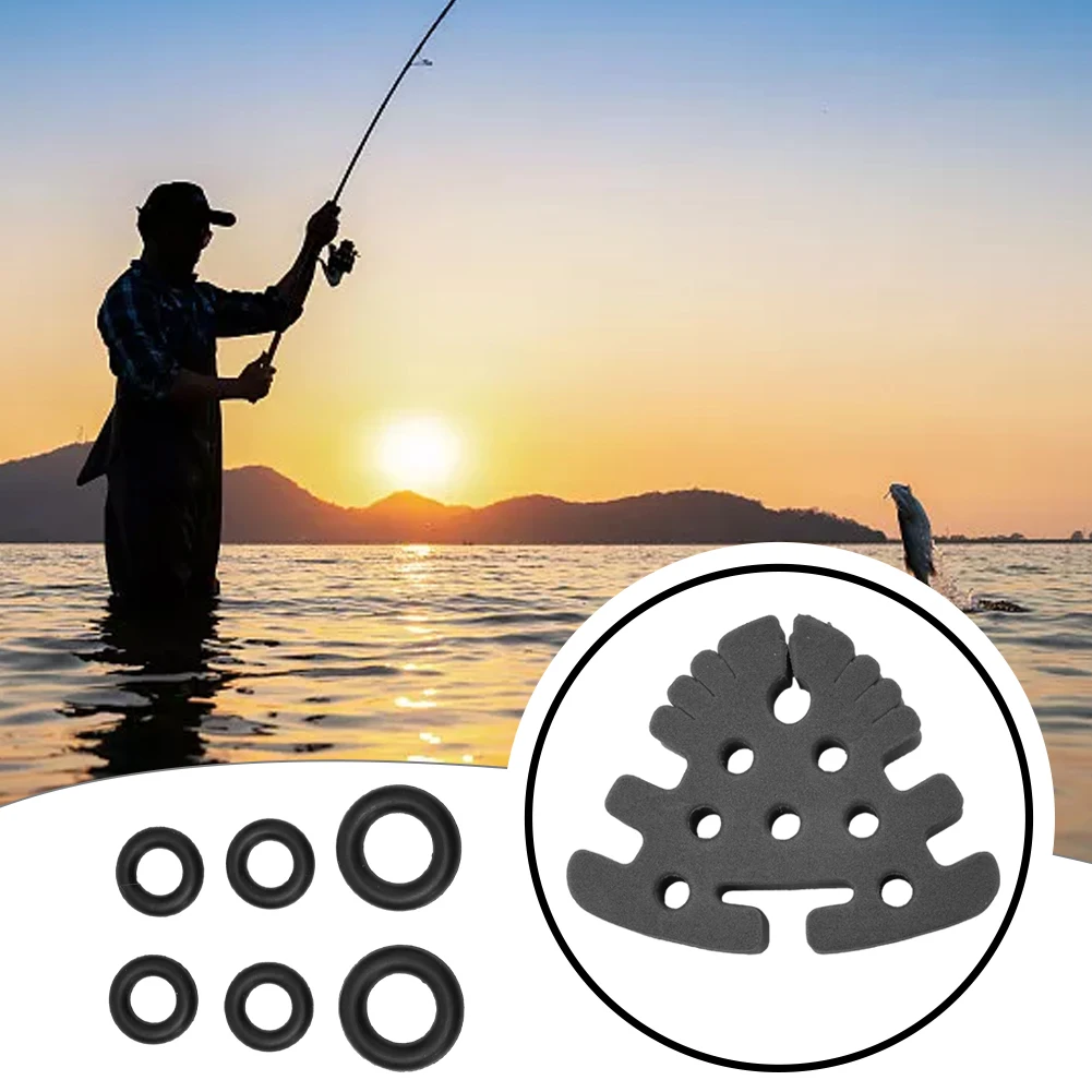 

Fishing Equipments Tying Tool Holder EVA Hot Sale New Parts Useful 1 Pcs About 13g Approx. 9*7*cm Black Durable