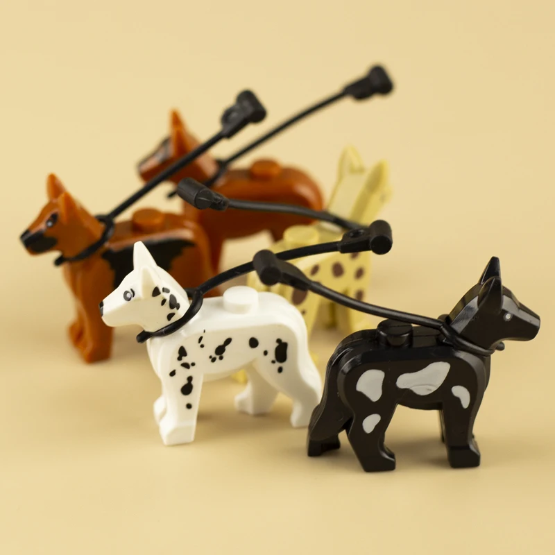 Конструктор Военный MOC WW2 советское оружие армии пушка солдат фигурки животных