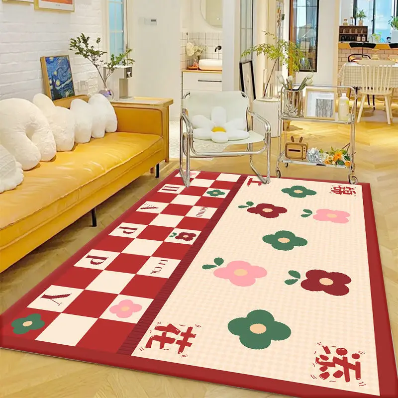 

Nordic Style Rugs and Carpets for Home Living Room High Quality Lounge Rug Bedroom Decor Carpet Non-slip Decorative Floor Mat