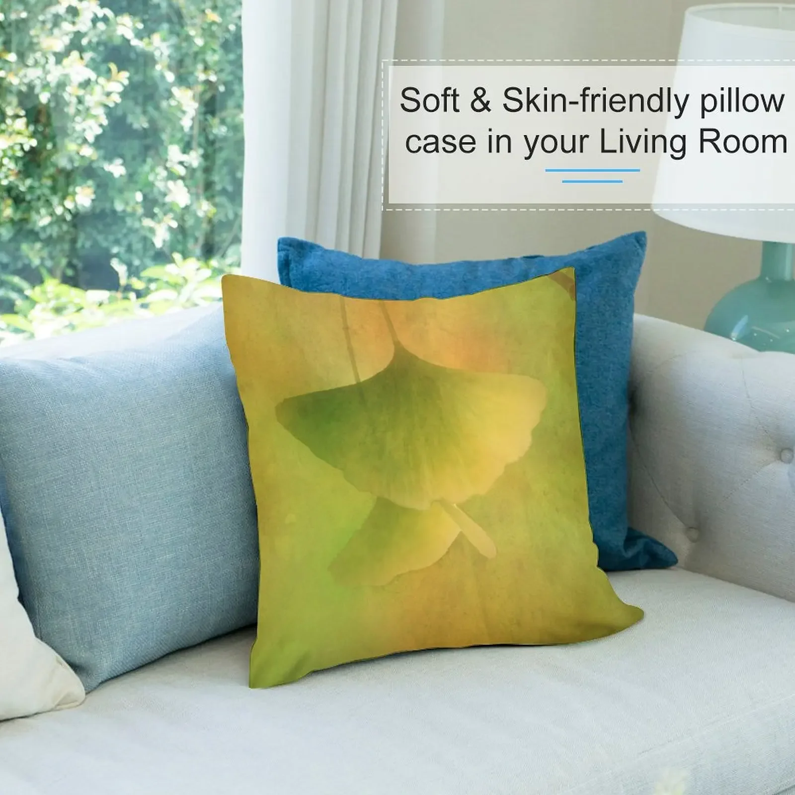 Декоративная подушка Gingko Love наволочка рождественская декоративная для дивана