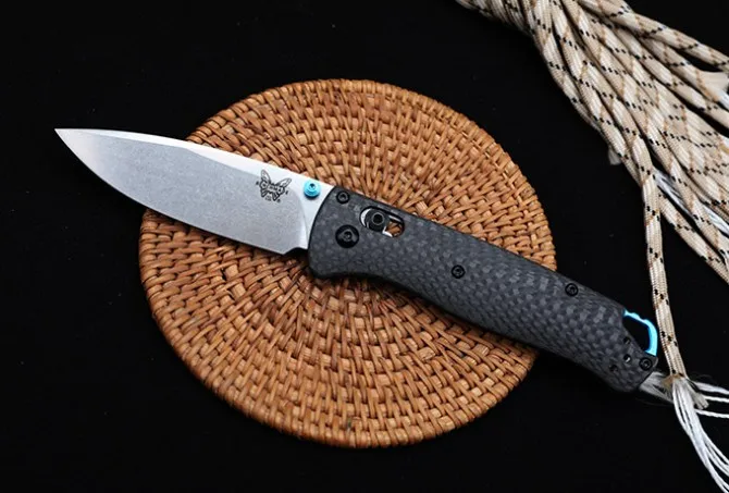 Benchmade 535-3 Tactical Folding Knife Carbon Fiber Handle Outdoor Camping Security Pocket Military Knife Pocket EDC Tool-BY04