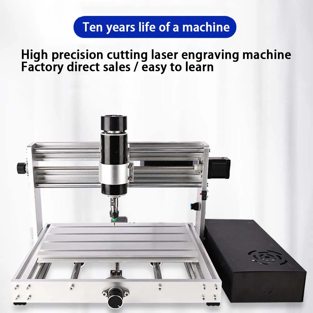 Precision Woodworking and Acrylic Cutting with the 3018plus Mini CNC Laser Engraving Machine - 500W Spindle Motor DIY workbench