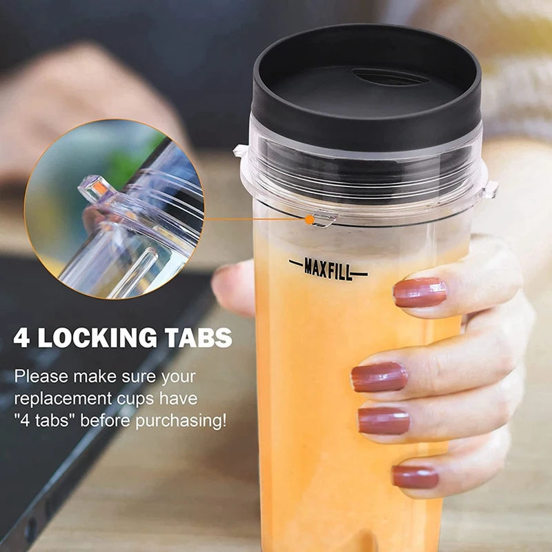 Чашки и лопасти блендера 16 унций в сборе запасные части для Ninja BL770 BL771 BL772 BL740 BL780