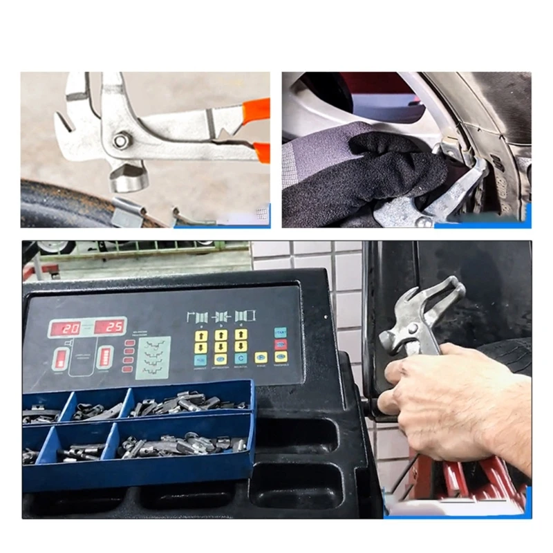 Щипцы для утяжеления колес. Инструмент снятия и ремонта балансировки