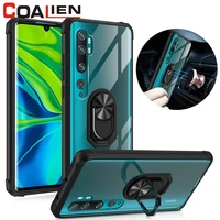 shockproof phone case for xiaomi cc9pro 10ultra 10tpro lite car holder ring protective cover for mi note 10 pro lite poco x3 nfc