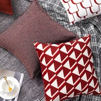 inyahome jacquard geometric pillow covers square decorative throw cushion covers decorative pillowcase covers for living room