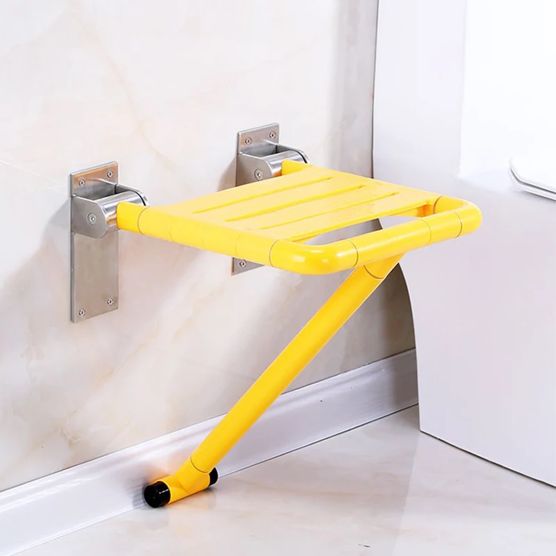 

Wall Mounted Medical Folding Bathroom Stool Shower Anti-slip Bath Hanger Chairs Toilet Seat for Seniors Age Elderly Disabled