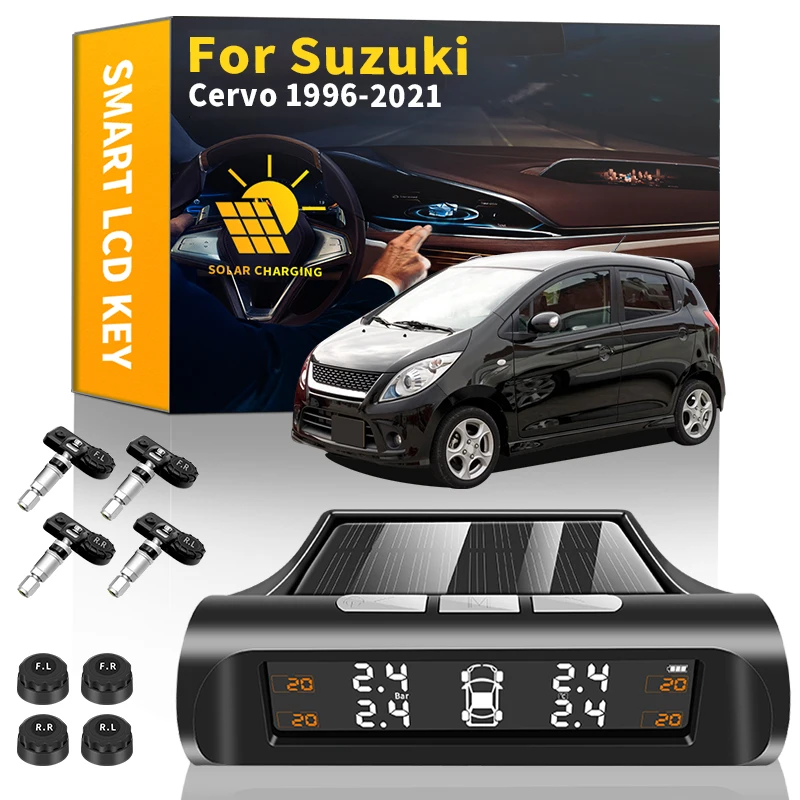 

Система мониторинга давления в шинах с ЖК-дисплеем, для Suzuki Cervo 1996-2021