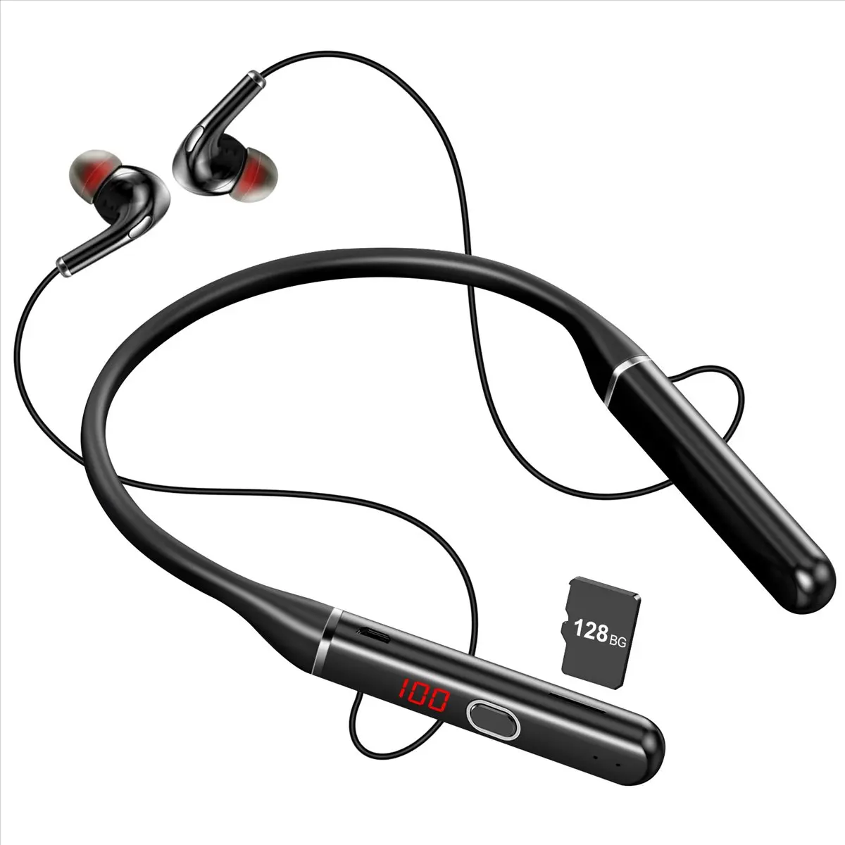 Фото Беспроводные Bluetooth-наушники Y23A S650 с шумоподавлением, стереозвуком, шейным ободом, 100 часами работы, для спорта и бега №3