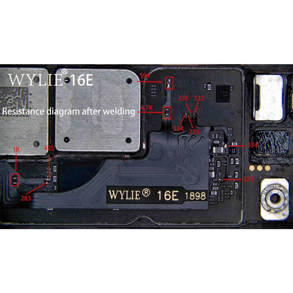 Фото Кабель для разблокировки iPhone 16E (версия для США) с поддержкой eSIM и SIM-карт, слотом для карт и лотком для SIM-карты, совместимый с Super Snow TMSI IC №5
