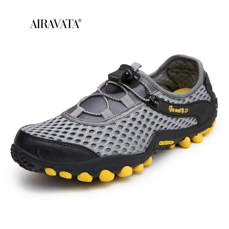 Men Breathable Sneakers Summer Men's Wading Shoes Hiking Shoes Men Outdoor Beach Wading Shoes Barefoot Sneakers