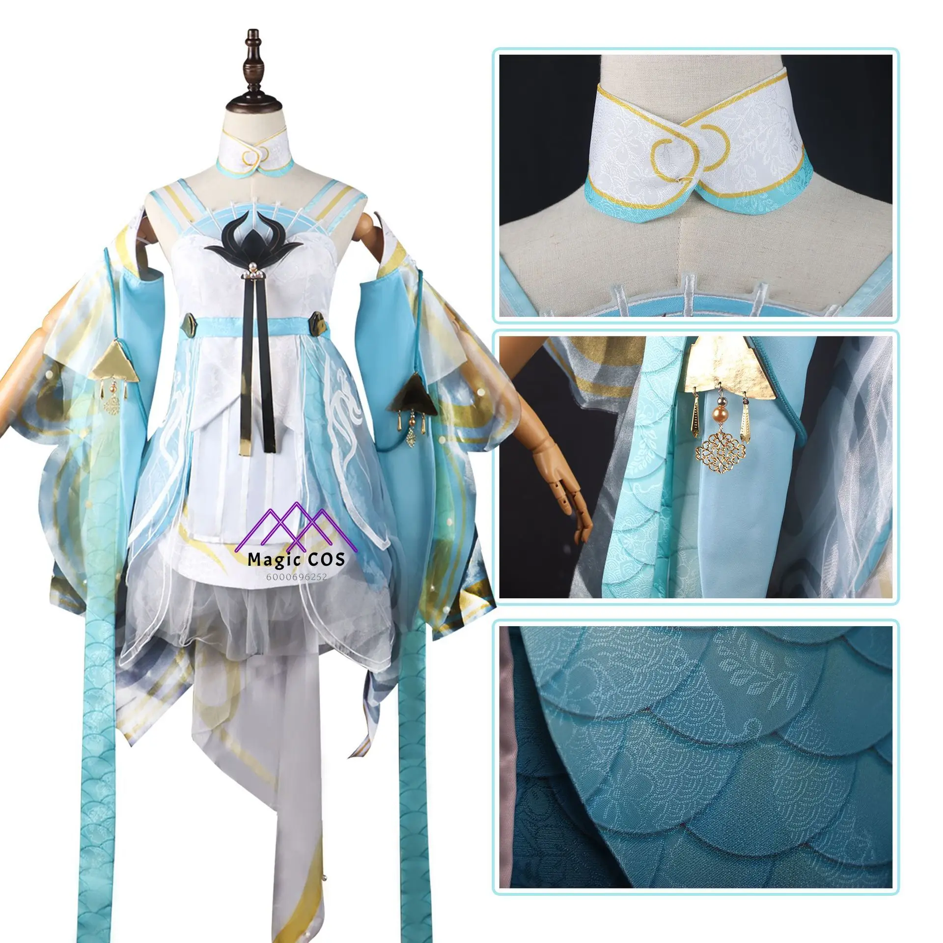 Костюм для косплея Honor of Kings Xi Shi вечерние Essential полный комплект девочек