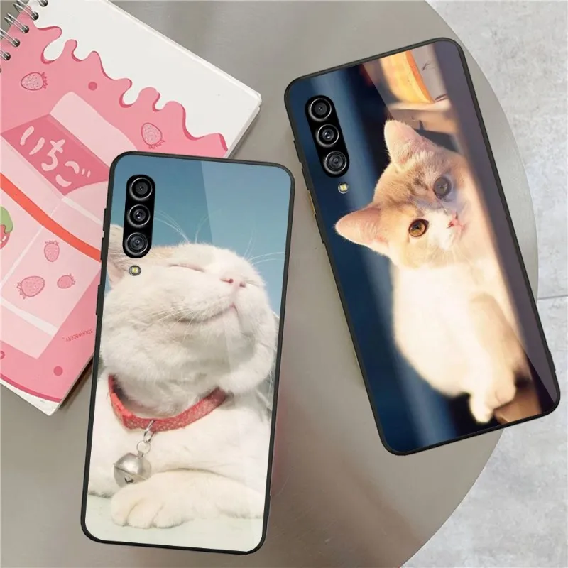 

Чехол для телефона с изображением кошки и котенка для Samung A32 A51 A52 NOTE 10 20 S10 S20 S21 S22 Pro