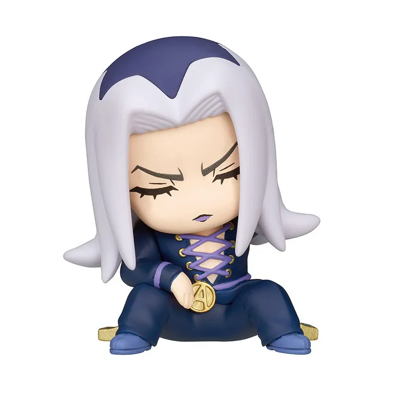 Фото Мини-фигурка TOMY Jojo Bizarre Adventure Golden Wind: Бруно Бучаррати, гашапон, настольный декор для взрослых коллекционеров аниме №4