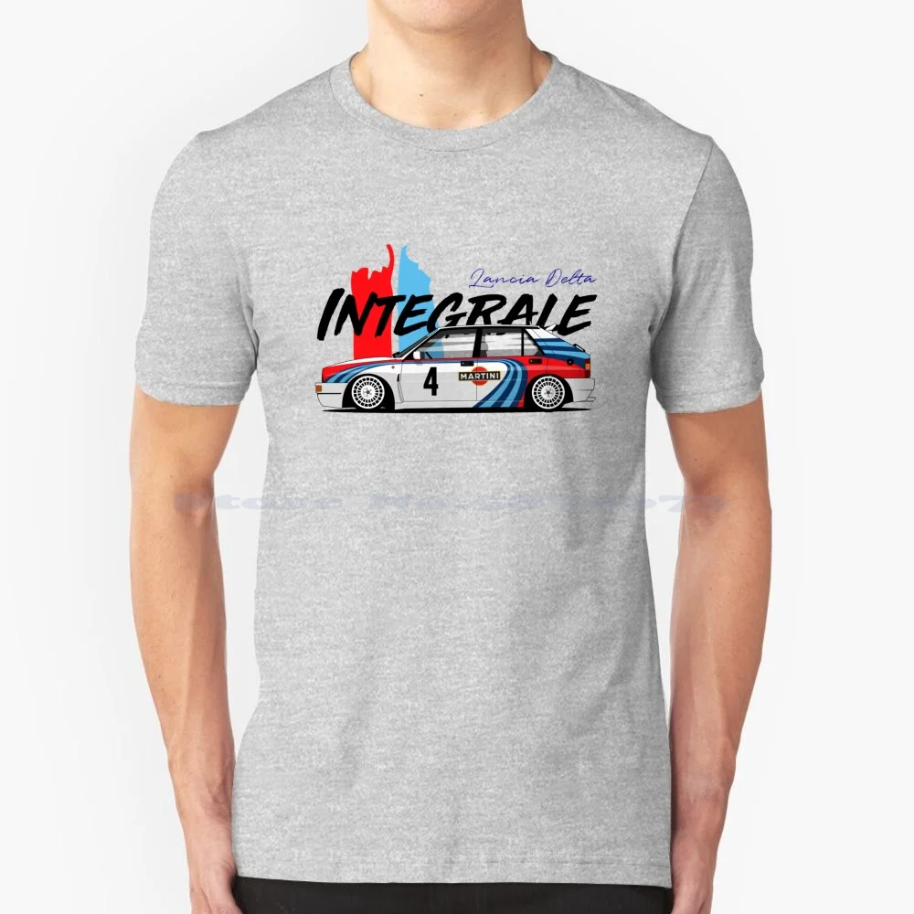 Футболка Lancia Delta Integrale, ралли-машина, 100% хлопок, футболка Lancia Delta Integrale, колеса автомобиля, группа, ралли, Дрифтинг